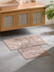 2-pack Figured Bath Mat
